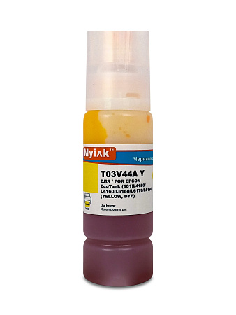 Чернила для EPSON EcoTank (101) L4150/L4160/L6160/L6170/L6190 (70мл,yellow, Dye) T03V44A  MyInk 