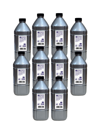 Тонер для HP Универсал тип HG220 (фл,1кг,HANDAN) (УПАКОВКА 10шт) Silver ATM 