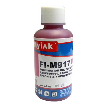 Чернила для EPSON St Photo R230/T50 (100мл,magenta,сублимационные) FI-M917/ES917M MyInk Чернила для EPSON St Photo R230/T50 (100мл,magenta,сублимационные) FI-M917/ES917M MyInk