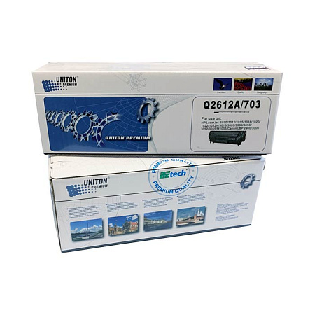 Картридж для HP LJ 1010/1012/1015/3030 Q2612A/CANON MF 4120 FX-10/CANON LBP 2900 Cartridge 703 Universal (2K) UNITON Premium Картридж для HP LJ 1010/1012/1015/3030 Q2612A/CANON MF 4120 FX-10/CANON LBP 2900 Cartridge 703 Universal (2K) UNITON Premium