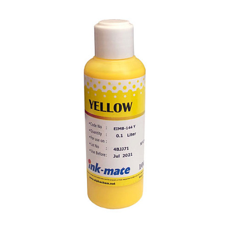 Чернила для EPSON (T144) (100мл, yellow, Pigment) EIMB-144PY Ink-Mate SAL 