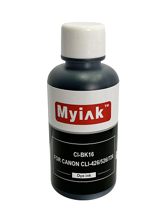Чернила для CANON CLI-426/526/726Bk (100мл,black Dye) CI-BK16 Gloria™ MyInk 