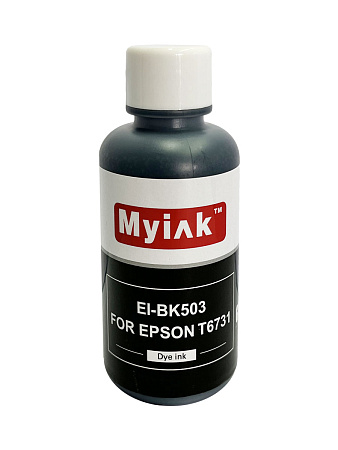 Чернила для EPSON (T6731/T6641) L100/ L200/L800/L1800 (100мл, black, Dye) EI-BK503 Gloria™ MyInk 
