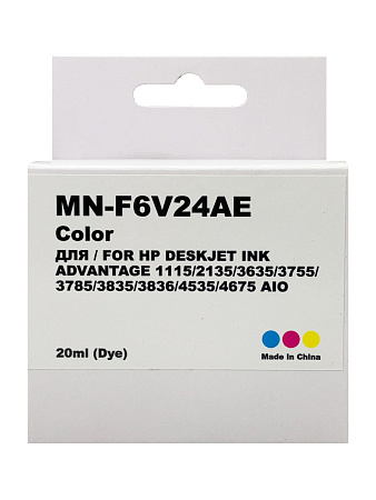 Картридж для (652XL) HP DJ Advantage 2135/3635/3835/4535/4675 F6V24AE (R) Color (20ml) Myink Т/У Картридж для (652XL) HP DJ Advantage 2135/3635/3835/4535/4675 F6V24AE (R) Color (20ml) Myink Т/У