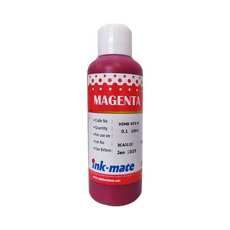 Чернила для HP (973) X452dw/X477dw/x577dw/x576dw (100мл, magenta, Pigment) HIM-973PM Ink-Mate SAL Чернила для HP (973) X452dw/X477dw/x577dw/x576dw (100мл, magenta, Pigment) HIM-973PM Ink-Mate SAL