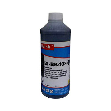 Чернила для CANON PG-40Bk/PG-50Bk/PGI-5Bk (1л,black,Pigment) BI-BK403 EverBrite™ MyInk 