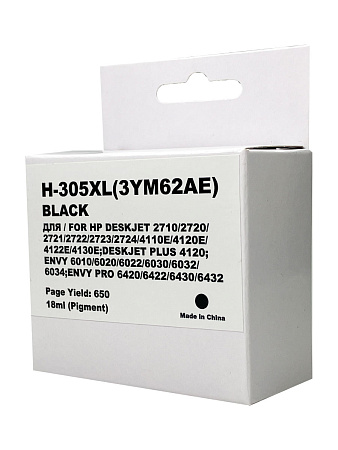 Картридж для (305XL) HP DJ 2320/2710/2720 3YM62AE (R) Black (18ml) Myink Т/У Картридж для (305XL) HP DJ 2320/2710/2720 3YM62AE (R) Black (18ml) Myink Т/У