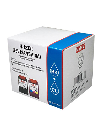 Комплект картриджей 123XL (black+color) для принтера HP DeskJet 2130 F6V19AE/F6V18AE MyInk Комплект картриджей 123XL (black+color) для принтера HP DeskJet 2130 F6V19AE/F6V18AE MyInk