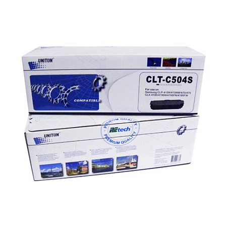 Картридж для SAMSUNG CLP-415/CLX-4195 (CLT-C504S) (1,8K) синий UNITON Premium 