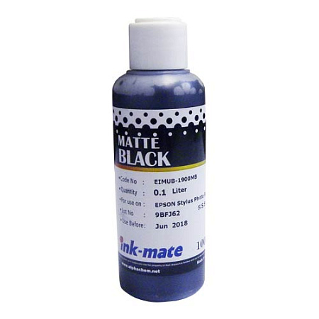 Чернила для EPSON (T0878) R1900/2000 (100мл, matte black, Pigment) EIMUB-1900MB Ink-Mate SAL Чернила для EPSON (T0878) R1900/2000 (100мл, matte black, Pigment) EIMUB-1900MB Ink-Mate SAL