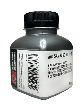 Тонер для SAMSUNG ML 1910/1915/1660/2525/2580/1640/2240/SCX 3200/4300/4600/4623 Universal (фл,80) Silver ATM Тонер для SAMSUNG ML 1910/1915/1660/2525/2580/1640/2240/SCX 3200/4300/4600/4623 Universal (фл,80) Silver ATM