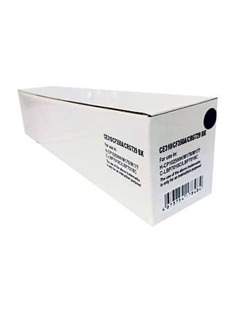 Картридж для HP Color LJ M176 /CP1025 CF350A/CE310A/Canon 729Bk черный (1,3K) (compatible) 