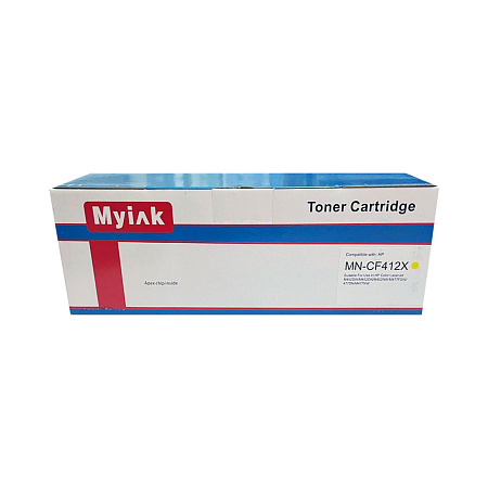 Картридж для HP Color LJ M452/M477  CF 412X  (410X) желтый (5K) MyInk 