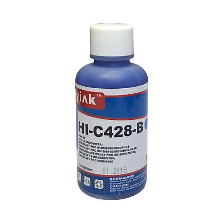 Чернила для HP (933/935/940/951) (100мл,cyan,Pigment) HI-C428-B EverBrite™ MyInk SAL Чернила для HP (933/935/940/951) (100мл,cyan,Pigment) HI-C428-B EverBrite™ MyInk SAL