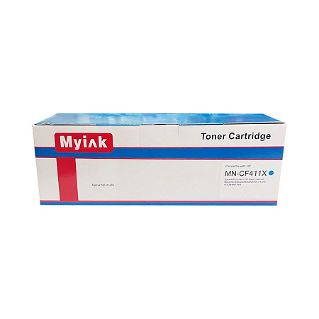 Картридж для HP Color LJ M452/M477  CF 411X  (410X) синий (5K) MyInk 