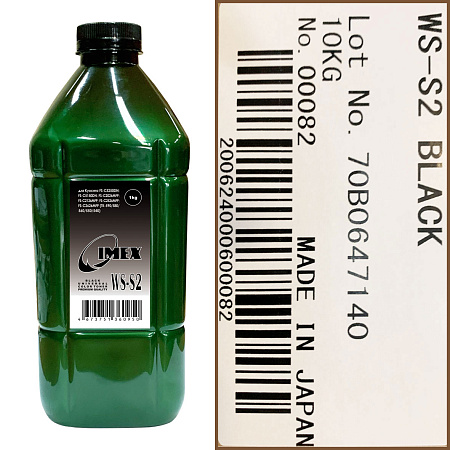 Тонер для KYOCERA FS Color Универсал тип WS-S2-K (фл,1кг,ч,IMEX) Green Line 