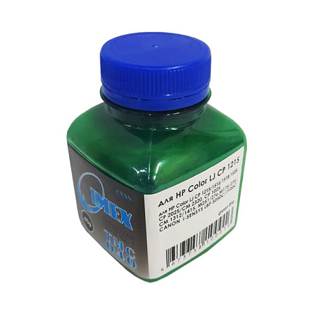Тонер для HP Color LJ CP 1215/1515/1518/1525/СМ1312/CM1415/CP1025/2025 (фл,45,синий,Polyester,TMC040 IMEX) Green Line Тонер для HP Color LJ CP 1215/1515/1518/1525/СМ1312/CM1415/CP1025/2025 (фл,45,синий,Polyester,TMC040 IMEX) Green Line