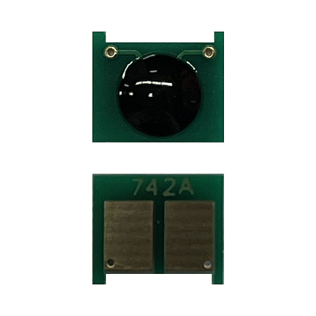 Чип к-жа HP Color CP5225 ( 7,3K) CE742A yellow UNItech(Zhono) 