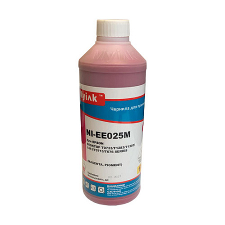 Чернила для EPSON (T0733/T0713/T0923) St C67/91/CX3700/4300/ T40/TX550/S22/SX125 (1л,magenta, Pigment) EE025M MyInk Чернила для EPSON (T0733/T0713/T0923) St C67/91/CX3700/4300/ T40/TX550/S22/SX125 (1л,magenta, Pigment) EE025M MyInk