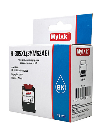 Картридж для (305XL) HP DJ 2320/2710/2720 3YM62AE (R) Black (18ml) Myink Картридж для (305XL) HP DJ 2320/2710/2720 3YM62AE (R) Black (18ml) Myink