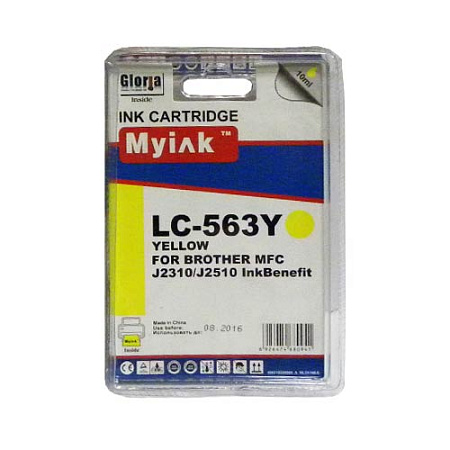 Картридж для Brother MFC-J2510 (LC563Y) Yellow MyInk SAL Картридж для Brother MFC-J2510 (LC563Y) Yellow MyInk SAL