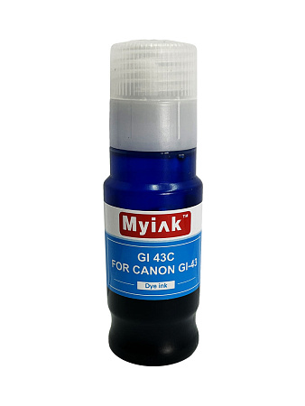 Чернила для CANON GI-43C (60мл, контейнер, cyan Dye) для PIXMA G540/G640 GI43C MyInk 
