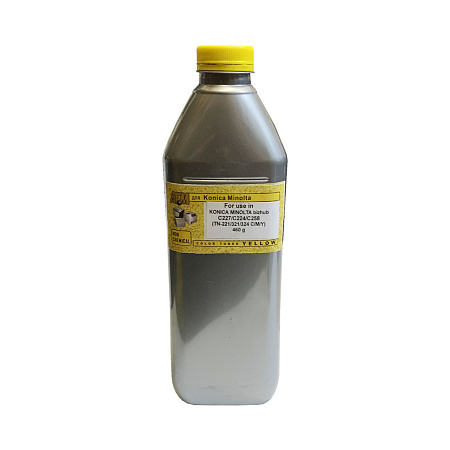 Тонер для KONICA MINOLTA Bizhub C227/C224/C258 (TN-221Y/TN-321Y/ TN-324Y) (фл,460,желтый,NonChem) Silver ATM 