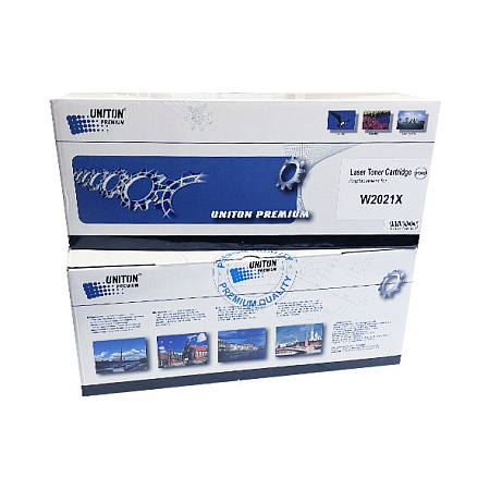 Картридж для HP Color LJ M454, MFP M479 W2021X (414X) синий (6K) UNITON Premium Картридж для HP Color LJ M454, MFP M479 W2021X (414X) синий (6K) UNITON Premium