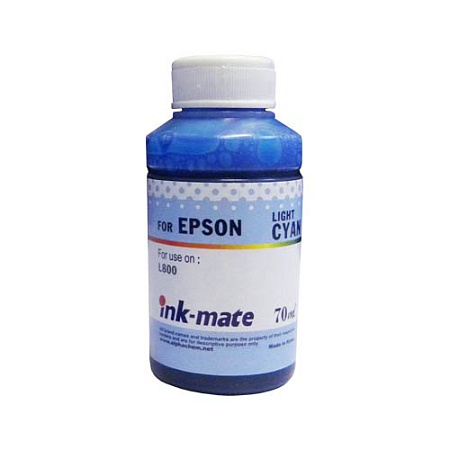 Чернила для EPSON (T6735) L800 (70мл, light cyan, Dye) EIM-801LC Ink-Mate 