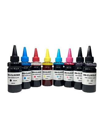 Чернила для CANON PIXMA PRO-200 (CLI-65BK/C/M/Y/PC/PM/GY/LGY, Dye) комплект 8 цветов по100мл MyInk Т/У Чернила для CANON PIXMA PRO-200 (CLI-65BK/C/M/Y/PC/PM/GY/LGY, Dye) комплект 8 цветов по100мл MyInk Т/У