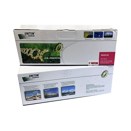 Картридж для HP Color LJ M454, M455,MFP M479 W2033X (415X) красный (6K) UNITON Premium GREEN LINE (Eco Protected) 