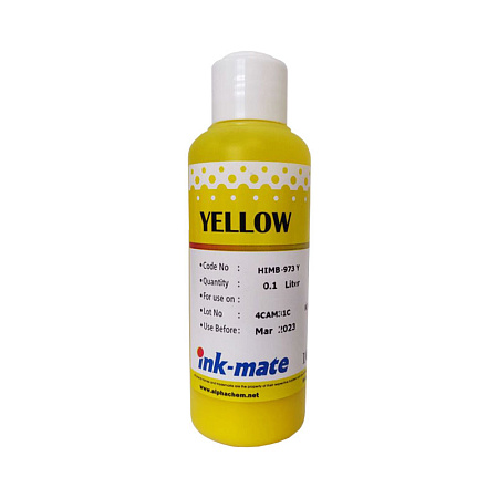 Чернила для HP (973) X452dw/X477dw/x577dw/x576dw (100мл,yellow, Pigment) HIM-973PY Ink-Mate SAL Чернила для HP (973) X452dw/X477dw/x577dw/x576dw (100мл,yellow, Pigment) HIM-973PY Ink-Mate SAL