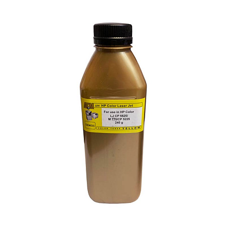 Тонер для HP Color LJ CP 5525/M775/CP5225 (фл,240,желтый,Chemical MKI) Gold ATM Тонер для HP Color LJ CP 5525/M775/CP5225 (фл,240,желтый,Chemical MKI) Gold ATM