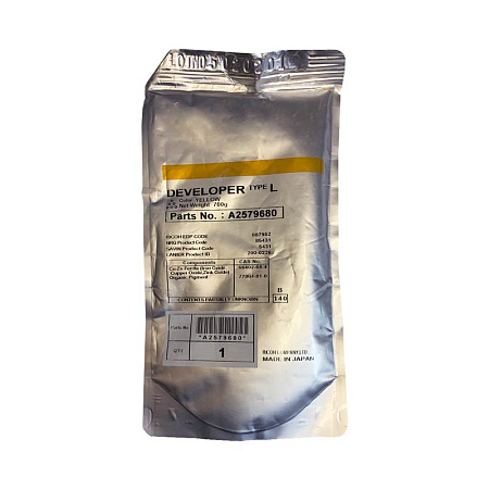 Девелопер для RICOH AC 6010/6110/6513 type L (п,700,желтый) (o) Девелопер для RICOH AC 6010/6110/6513 type L (п,700,желтый) (o)