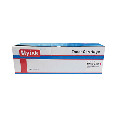Картридж для HP Color LJ M254/ M280/M281 CF543X (203XL) красный (2,5K) MyInk 