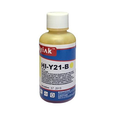 Чернила для HP ( 82/85/10/11/88) HP Designjet30/30n/90/90r/90gp/130 C9427A (100мл,yellow, Dye) HI-Y21-B MyInk Чернила для HP ( 82/85/10/11/88) HP Designjet30/30n/90/90r/90gp/130 C9427A (100мл,yellow, Dye) HI-Y21-B MyInk