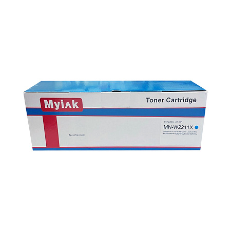 Картридж для HP Color LJ M255/MFP M282/ M283 W2211X (207X) (R) синий (2,45K) MyInk 