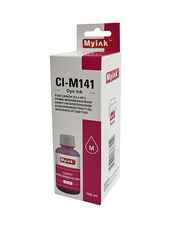 Чернила для CANON CLI-451M (100мл,magenta Dye) CI-M141 Gloria™ MyInk Чернила для CANON CLI-451M (100мл,magenta Dye) CI-M141 Gloria™ MyInk