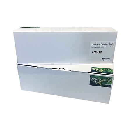 Картридж для CANON LBP-631/633,MF651/655/657  Cartridge 067Y желтый (1,25K) UNITON Premium GREEN LINE (Eco Protected) 