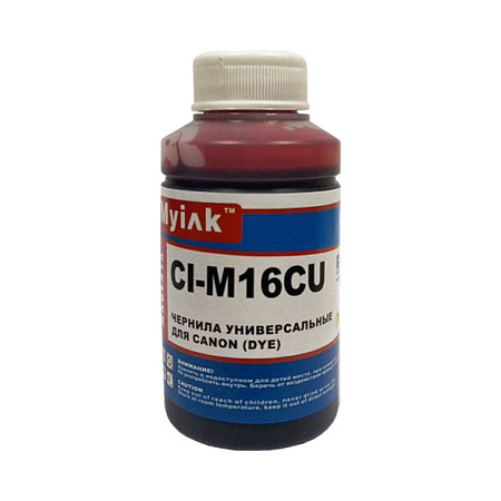 Чернила универсальные для CANON (70мл, Magenta, Dye) CI-M16CU MyInk Чернила универсальные для CANON (70мл, Magenta, Dye) CI-M16CU MyInk