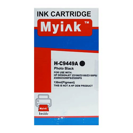 Картридж для ( 70) HP DesignJet Z2100/Z3100/Z3200 C9449A фото ч (130ml, Dye) MyInk SAL Картридж для ( 70) HP DesignJet Z2100/Z3100/Z3200 C9449A фото ч (130ml, Dye) MyInk SAL