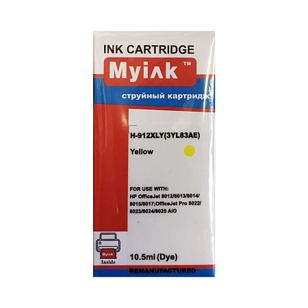 Картридж для (912XL) HP OfficeJet 8013/8023 3YL83AE Yellow MyInk SAL Картридж для (912XL) HP OfficeJet 8013/8023 3YL83AE Yellow MyInk SAL