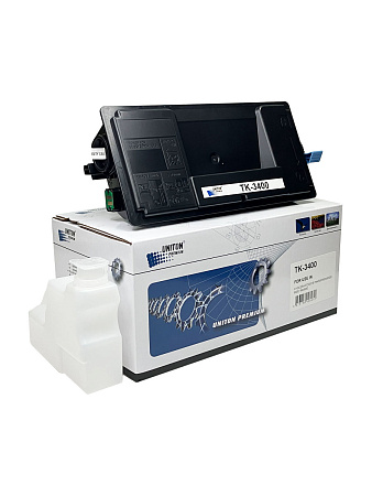 Тонер-картридж для (TK-3400) KYOCERA ECOSYS PA4500/5000/5500/6000, MA4500 (12,5K,TOMOEGAWA) UNITON Premium Тонер-картридж для (TK-3400) KYOCERA ECOSYS PA4500/5000/5500/6000, MA4500 (12,5K,TOMOEGAWA) UNITON Premium