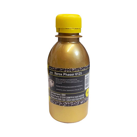 Тонер для XEROX Phaser 6125/6130/6500/С1100 (фл,30,желтый,NonChem) Gold ATM 