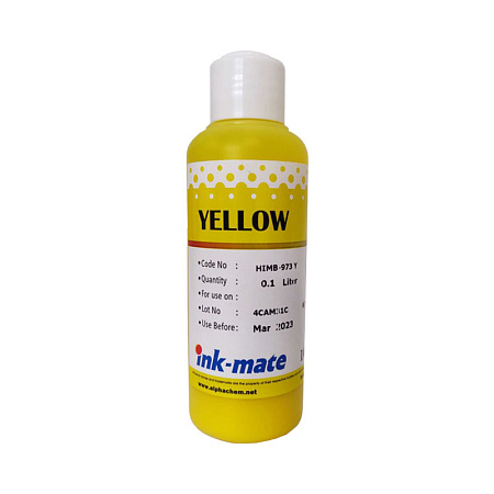 Чернила для HP (973) X452dw/X477dw/x577dw/x576dw  (100мл,yellow, Pigment) HIM-973PY Ink-Mate SAL 