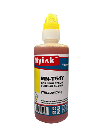Чернила для EPSON SureLab (T54) SL-D570 (250мл, yellow, Dye) MyInk Чернила для EPSON SureLab (T54) SL-D570 (250мл, yellow, Dye) MyInk