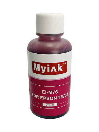 Чернила для EPSON (T6733) L100/L200/ L655/ L800/ L805/ L1800 (100мл, magenta Dye) EI-M76 Gloria™ MyInk Чернила для EPSON (T6733) L100/L200/ L655/ L800/ L805/ L1800 (100мл, magenta Dye) EI-M76 Gloria™ MyInk