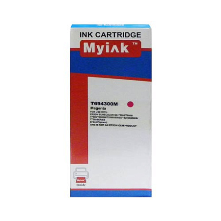 Картридж для (T6943) EPSON SureColor SC-T3200/T5200/T7200 Magenta (675ml, Pigment) MyInk 
