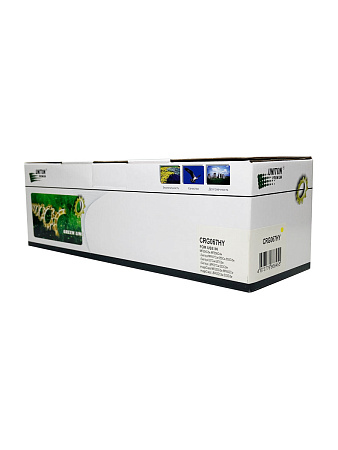 Картридж для CANON LBP-631/ 633, MF651/655/657   Cartridge 067HY желтый (2,35K)  UNITON Premium GREEN LINE (Eco Protected) 