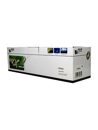 Картридж для HP Color LJ M476MFP CF381A (312A) синий (2,7K) UNITON Premium GREEN LINE (Eco Protected) 